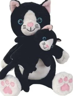 Beleduc Mom and Baby Cat and Kitten Hand Puppet and Finger Puppet