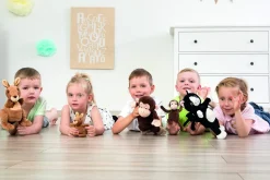 Beleduc Monkey and Baby Hand Puppet and Finger Puppet