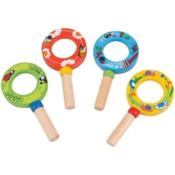 Bigjigs Mini Magnifier Magnifying Glass with wooden painted rim