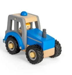 BigJigs Mini Tractor Blue
