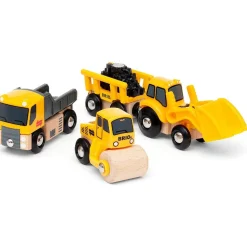 BRIO World - Construction Vehicles Train Set 33658