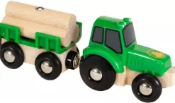 BRIO World Tractor with Load of Logs 33799