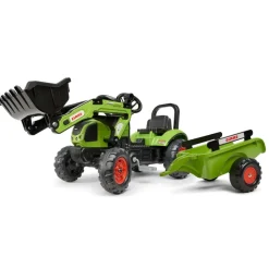 Falk Age 2 - 5, Claas Pedal Tractor with Loader and Trailer 2040AM