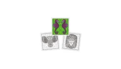 Galt Animal Pattern Colouring Book