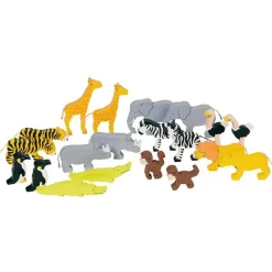 Goki Wooden African Animals