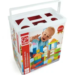 Hape 101 Wonderful Wooden Blocks Boxed