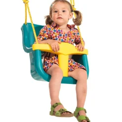 KBT Baby Seat Luxe Turquoise and Yellow