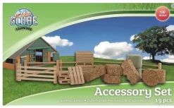 Kids Globe Bale and Fence Accessory Set 1:32 Scale