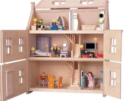 Plan Toys Victorian Wooden Dolls House