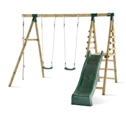 Plum Baboon Swing and Slide Set