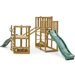 Plum Discovery Adventure Play Centre with 2 Slides and 3 Platforms