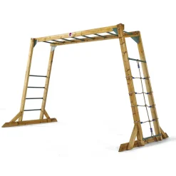 Plum Wooden Monkey Bars Free Standing