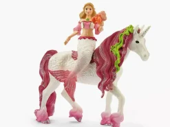 Schleich Mermaid Feya on her underwater Unicorn 70593