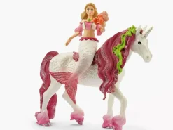 Schleich Mermaid Feya on her underwater Unicorn 70593