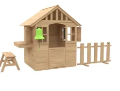 Table and Bench Cottage Playhouse Accessory