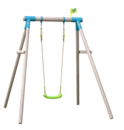 TP Compact Wooden Swing Frame Single